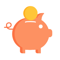 wired flat 453 savings pig hover pinch
